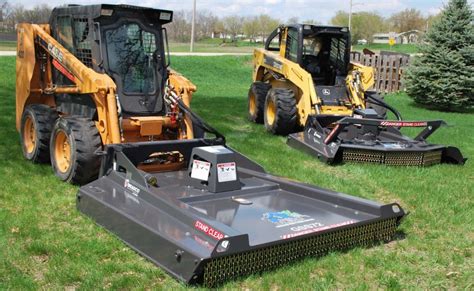 skid steer front mower attachment